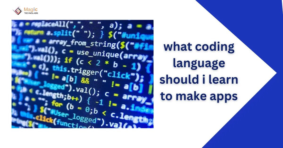 What Coding Language Should I Learn To Make Apps